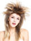WIG ME UP - 90891-ZA4TZA7 Perücke Damen Herren Karneval 80er Wave Punk Popstar Braun Goldbraun Mix Toupiert