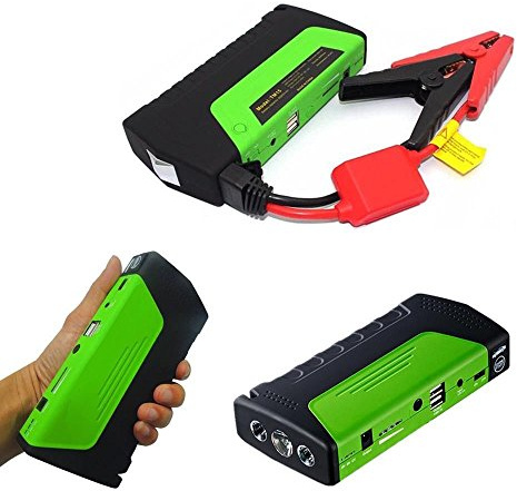 EACH AVVIATORE Auto di Emergenza Jump Starter Carica Batteria Cavi
