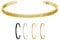 Max Palmer | Armband/Armreif mit Spruch - Gravur HERZENSMENSCH [04.] - Gold