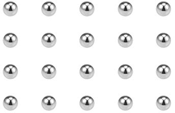 sourcing map 50 Stück Präzision Kugeln 8.5mm Fest Chromstahl G10 für Kugellager Schlüsselanhänger Rad