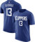 NBA Jungen Youth 8-20 Official Player Name & Number Game Time Performance Polyester T-Shirt, Paul George Los Angeles Clippers Blau, 18-20