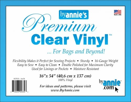 Transparenter Vinyl-Stoff.