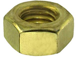 Masidef Ottone Esagonali Dadi 8-Pezzi, 8 mm Taglia
