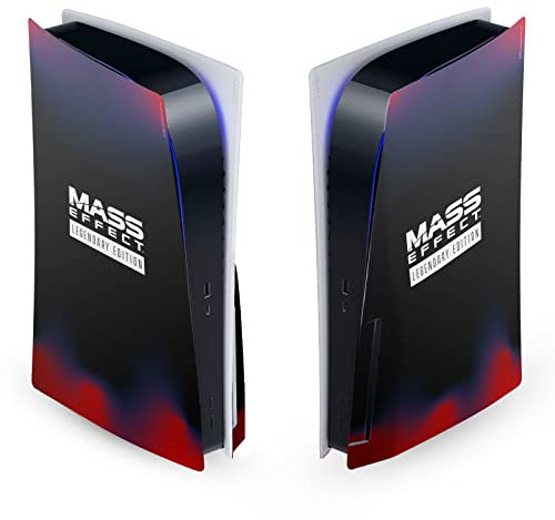 Head Case Designs Officially Licensed EA Bioware Mass Effect Logo Legendary Graphics Vinyl Faceplate Sticker Gaming Skin Decal Cover Compatible With Sony PlayStation 5 PS5 Disc Edition Console