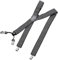 DonDon Hosenträger Herren extra stark muster schwaz weiß 3,5 cm Hosenträger Herren breit in Y-Form lang - Starke Clips passend für Anzug Jeans Chinos Vintage Rockabilly Suspenders