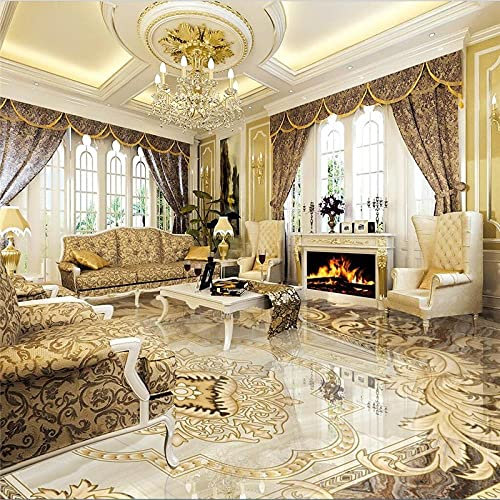 Badezimmer Küche benutzerdefinierte Stil Muster Steinfliesen Malerei 3D PVC selbstklebende wasserdichte rutschfeste Bodenverdickung-200 * 140cm