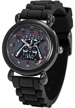 Star Wars The Mandalorian Kinder-Armbanduhr mit Quarzuhrwerk, analog, Quarzuhrwerk, Silikonarmband