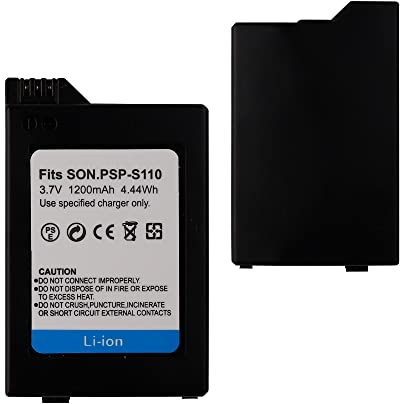 E-yiiviil Ersatzakku PSP-S110 Kompatibel mit Sony PSP-2000, PSP-3000, Lite, Slim PSP-S110