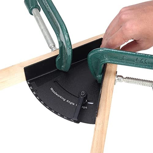 Q/A Morsetto ad angolo retto regolabile a 90 gradi, morsetto ad angolo retto da 45/90/180 gradi, per lavori artigianali, fai da te, saldatura, inquadratura Zmky