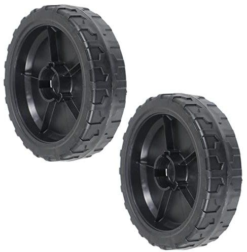 SPARES2GO Front Wheel compatible with MacAllister Lawnmower (Pack of 2 Wheels)