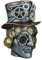 Casablanca Skulptur Steampunk Male - Dekofigur Frau Woman - Deko Wohnzimmer - Höhe 20 cm
