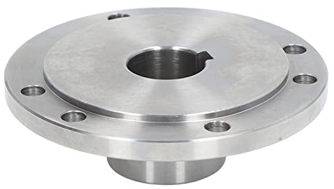 Placa Frontal de Acero para Torno de Madera, Brida de Torno de 125 Mm Brida de Conexión de Mandril de Acero para K11‑125 K12‑125 K72‑125 (20 mm)