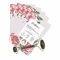 Cath Kidston The Garden Path Rollaway Geschenkset | 5 Hyaluron-Gesichtsmasken & 1 Jade-Gesichtsroller | Massage & Revive müde Haut | Tierversuchsfrei & vegan freundlich