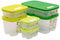 Tupperware FridgeSmart Ensemble de 6 pièces comprenant 2 x XS (375 ml), 1 x S (800 ml), 1 x S (1,8 L), 1 x M (1,8 L) et 1 x M (4,4 L) – Kit complet de démarrage pour organisation de cuisine