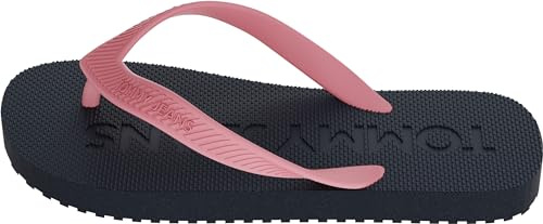 Tommy Jeans Damen Flip Flops Logo Zehentrenner, Rosa (Tickled Pink), 37