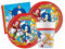 Isola Party Kit Festa di Compleanno Sonic per 16 Persone Eco-Friendly (16 Piatti ⌀ 23 cm, 16 Bicchieri 266 ml, 20 Tovaglioli 33x33 cm di Carta)