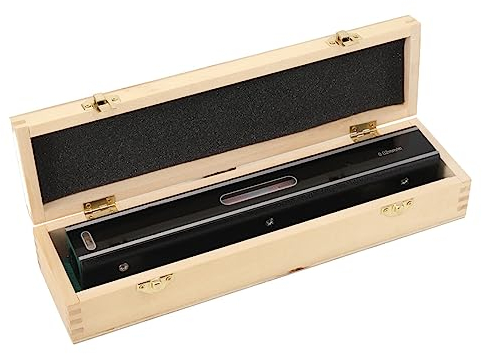 Lfhelper Maschinenwasserwaage Wasserwaage 300 mm Präzisions-Wasserwaage Hochpräzises 0,02 mm Level-Messwerkzeug in Industriequalität Engineers Precision Bar Level Machinist Messwerkzeug mit Box