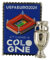 UEFA AMBALLCOM | Réplique Miniature de la Coupe Euro 2024 | Pin's hôte - Diverses Villes | 23x31mm | Carte Papier | Cadeau pour Les Fans de Football (Cologne)