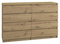 roe furniture Kommode mit 8 Schubladen - Modern Schubladenschrank - Komodenschrank - Schubladenkommode 140 cm Breit - Artisan