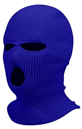 Sturmhaube Motorrad Halloween 3 Löchern Gestrickte Balaclava Herren Sturmmaske Winter Warm Strickmaske Basic Damen Maskenhut Sport Skimaske Outdoor Multifunktions Maske Neon Vollgesichtsabdeckung