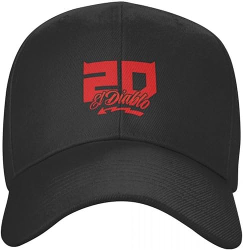 RYVOWETP Baseballkappe Snapback Sonnenhut EL Diablo Baseball Cap Hut große Größe Hut Mann Cap Damen Geschenk