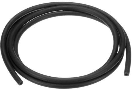 M METERXITY Tuyaux d'Huile de Lubrification, 2mm ID x 4mm OD 3.28Ft Tuyau en Caoutchouc pour l'Irrigation/les Petits Équipements/l'Extérieur/le Jardinage [Noir]