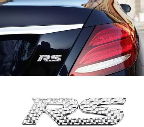 KNHCX Adesivi Badge Auto per BMW 1 Series Hatchback 5door,Emblema Adesivo Distintivo Dell'emblema 3D Metallo Logo della Porta Bagagliaio Auto Sticker Styling Accessori Decorativi Regali di Auto,E