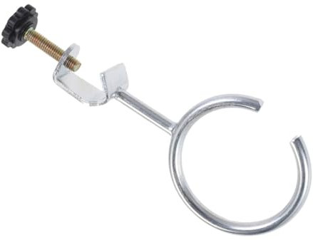 iplusmile Lab Stand Accessories Flask Clip Small Iron Ring for Chemical Experiments and Laboratory Support