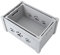 Wickerfield Set of 2 Paw Shaped Cutout Dog Toys Chest Gift Hampers Storage Collection Box Wooden Crates Gift Hampers (Grey)