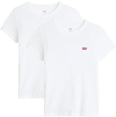 Levi's 2Pack Essential Ss Tee 2 Pack Tee White