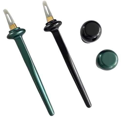 2PCS Silikon Eyeliner Guide Set - Perfekt für Anfänger & Wackelige Hände - Wasserdichtes Eyeliner-Pinselwerkzeug für makellose, wischfeste Flügelliner, einfach zu bedienen und wiederverwendbar
