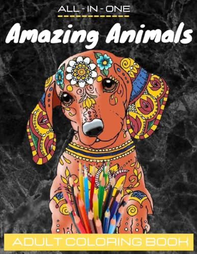 Tiermandalas für Erwachsene – Malbuch zur Entspannung und zum Stressabbau: Farben,entspannen und neue energie tanken , Anti Stress Malbuch mit beruhigenden 90 Tiermandalas