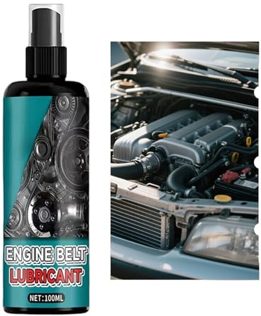 Car Squeak Belt Dressing Spraay - Set | Drive Belt Spray - Car Squeak Belt Dressing Sprray - Practical Tool for Engine Compartment and Technology Safe Durable Maintenance Accessories Art