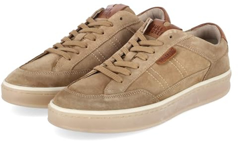 BULLBOXER 7NU0330101 3800 Herren Sneaker Low Leder in Sand - Gr. 45