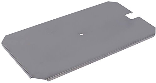 FriFri Couvercle pour friteuse ECO4, ECO 4+4 - Largeur : 173 mm - Hauteur : 7 mm - Longueur : 323 mm - CNS