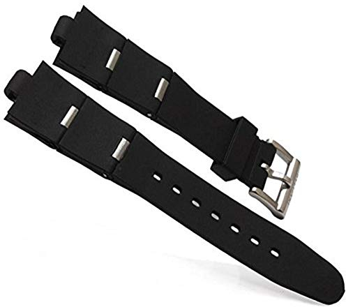 GOZAR Bracelet De Montre De Bande De Montre De Gel d'or Et De Rose d'or De Rose pour La Montre, Argent, 22mm
