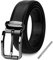 NEWHEY Gürtel Herren Jeans Verstellbare Taille Herren Ledergürtel Anti-Kratzer-Schnalle 30mm breit 125cm mit Geschenkbox