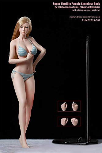 ZSMD PHMB2019-S35 - Bambola da donna con testa in silicone e intimo da 1/6