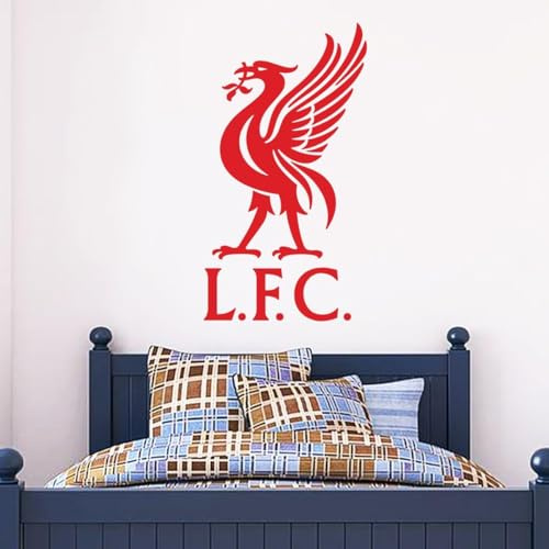 Liverpool Football Club Liver Bird Wall Sticker (60cm Height x 35cm Width, Red)
