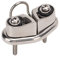 Cam Cleat, Boat Cam Cleat mit Draht Leading Ring Pilates-Ausrüstung für Segelboote 316 Edelstahl Spiegelpolierter Ersatz für 10 Mm Seil