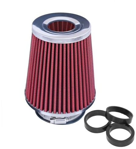 Simoni Racing FSR/UO Filtre biconique en coton rouge