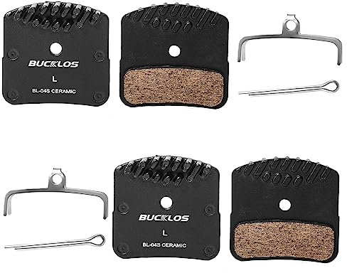 BUCKLOS 2 Paar BL-04S Scheibenbremsbeläge für Keramik Shimano H03A H03C D02S D03S M640 M820 M6120 M7120 M8020 M8120 M9120