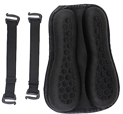 URFEDA Motorrad Sitzpolster,Motorrad Gel Sitzkissen zum Fahren,Universal Motorrad Sitzkissen,3D Mesh Motorrad Sitzauflage Atmungsaktiv Stoßdämpfung Sitzbank Kissen Anti-Rutsch Pad für lange Fahrten