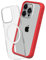 RhinoShield Modulares Case kompatibel mit MagSafe für [iPhone 15 Pro Max] | Mod NX - Überragender Magnet, Individuell anpassbare, strapazierfähige Schutzhülle 3.5M / 11ft Fallschutz - Rot