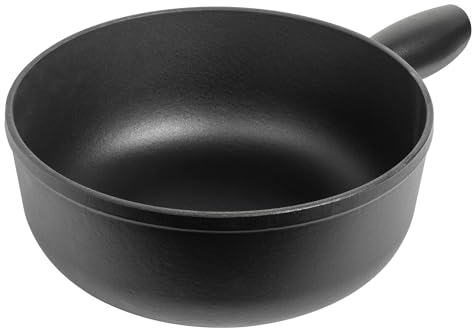 Kuhn Rikon 32323 - Fondue de queso, hierro fundido, color negro mate