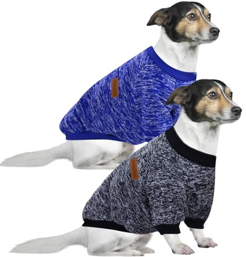HuaLiSiJi 5XL Hundepullover Grosse Hunde Sweatshirt Kapuzenpullis für Große Hunde, Warm und Leicht, Mit Einer Weichen Textur, Elastizität Leicht zu Tragen (Dark Blue+Navy Blau)