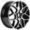 Original Ford Mondeo 2014-2022 Leichtmetallrad 19 7-Speichen-Y-Design, schwarz,glanzgedreht