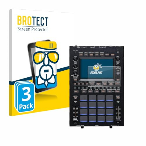 BROTECT Schutzglas für KORG KAOSS Replay | 3 Stück Transparenter Displayschutz Made in Germany Schutzfolie Panzer Folie Glas 9H Anti-Fingerprint Einfache Montage Clear