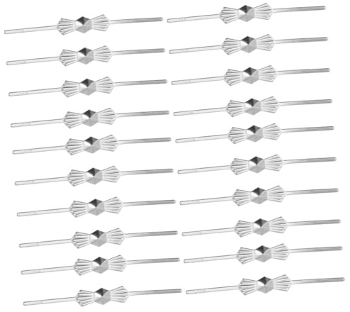 MOBUTOFU 300 Uds Sujetadores De Conexión Lámpara De Araña Conectores Lámpara De Araña Conectores De Araña Lámpara De Fijación Pin Conector Clips Araña Clips De Metal Clips De