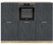 Vicco Küchenblock R-Line, Schwarz Beton/Goldkraft Eiche, 180 cm ohne Arbeitsplatte
